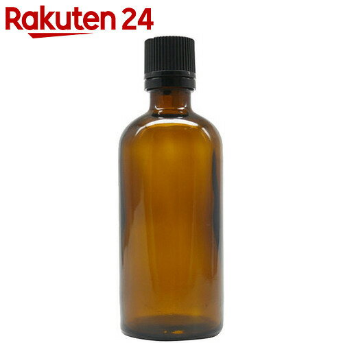 A&L 茶遮光瓶100ml(ドロップ栓黒バージンキャップ)3本セット【楽天24】[アロマア…...:rakuten24:10371453