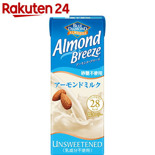 アーモンドブリーズ アンスウィーテンド 200ml×24本【楽天24】[ブルーダイヤモンド…...:rakuten24:10203741