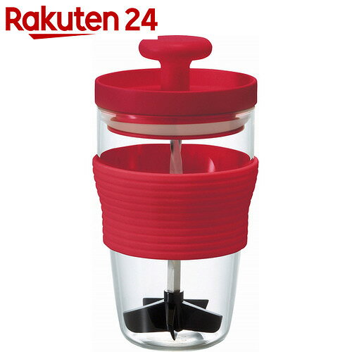 ハリオ フルーツスムージーメーカー レッド HDJ-L-R 300ml【楽天24】[ハリオ…...:rakuten24:10378886