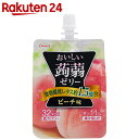 【ケース販売】たらみ おいしい蒟蒻ゼリー ピーチ味 150g...