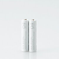 単4形充電式ニッケル水素電池〈AN ECOL.（アン エコル）〉：DE-SNH4P2RWH【販売：エ レ コ ム】【税込3900円以上で送料無料】【あす楽対応】単4形2個入パック：ホワイト AN ECOL.充電器に対応する専用電池