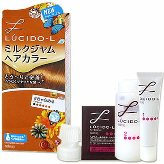 ルシードエル　ミルクジャムヘアカラー　＃きゃらめる【販売：コスメボックス】【税込3900円以上で送料無料】【楽ギフ_包装選択】【あす楽対応】とろ〜りと密着☆ムラなくツヤツヤな髪