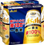 アサヒ　一番麦　缶500ml　6缶パック【販売：ド リ ン ク 屋 アルコール館】【税込3900円以上で送料無料】