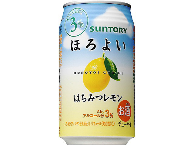 サントリー　ほろよい　はちみつレモン 350ml缶×24　ケース売り【販売：ド リ ン ク 屋 アルコール館】【税込3900円以上で送料無料】