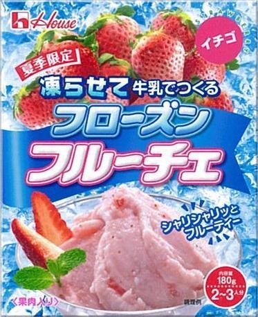 ハウス食品　フローズンフルーチェ　イチゴ　180g【販 売：飲 物 屋】【税込3900円以上で送料無料】