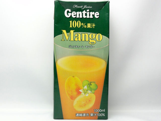 ジェンティーレ　マンゴジュース 1000ml×1パック【販売：Kitchen Garden】【税込3900円以上で送料無料】