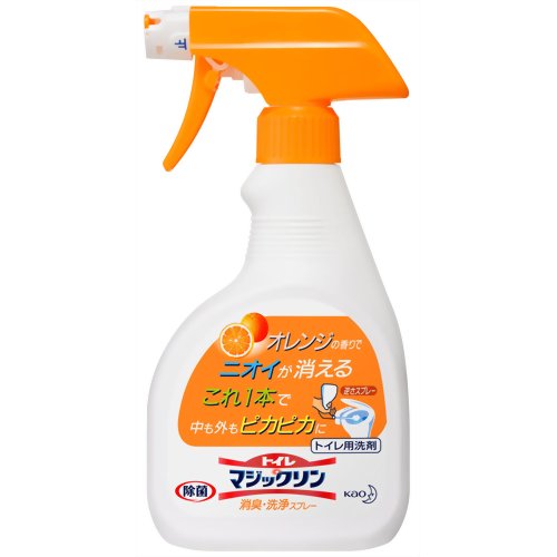 【マル得】トイレマジックリン 消臭・洗浄スプレーオレンジ400ml【販売：ケ ン コ ー コ ム】【税込3900円以上で送料無料】【HLS_DU】