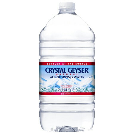 クリスタルガイザーガロン 3.78L×6本 [クリスタルガイザー] (並行輸入品) クリスタルガイザー(Crystal Geyser)ガロン 3.78L*6本 / 送料無料