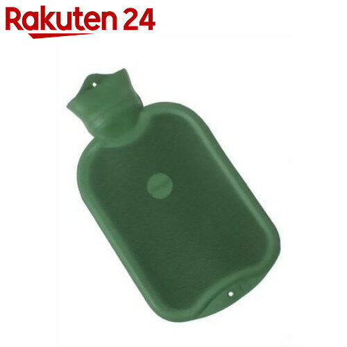 湯たんぽ/カラーゴム湯たんぽ 2L 緑【楽天24】【あす楽対応】[サンガー 湯たんぽ]...:rakuten24:10400728