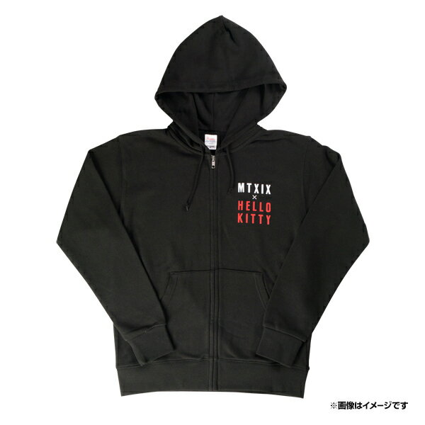 【ずーっと！イヌワシ・ザ・バーゲン】楽天イーグルス MTXIX×HELLO KITTYコラボ ジップパーカー （ブラック） (東北楽天ゴールデンイーグルス 野球 ファン 応援 グッズ)