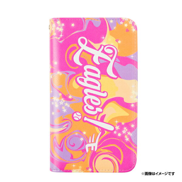 【ずーっと！イヌワシ・ザ・バーゲン】［EGS］手帳型スマホケース　/ピンク 《楽天イーグルス》 (東北楽天ゴールデンイーグルス 野球 ファン 応援 グッズ)