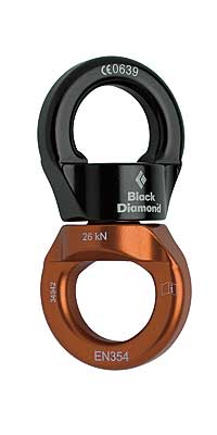 Black Diamond（ブラックダイヤモンド）ローターホールバッグと荷揚げロープを連結し、回転によるロープのキンクを防ぐローター!