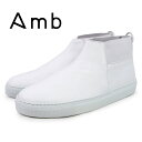 ポイント5倍【AMB エーエムビー】レザー ミッドカットサイ...