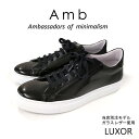 レディースモデル【AMB エーエムビー】【別注】 ガラスレザ...
