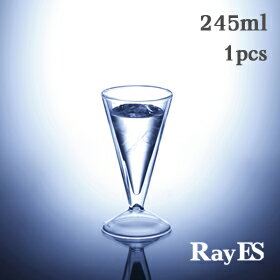 ダブルウォールグラス　RayES／レイエス　RDS-001S　245ml [1個入り・単品…...:rayes-glass:10000054