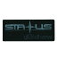 STATUSLOGO ステッカー カラー BLACK SILVER 【ステータス ステッカー】【メール便対応】715005