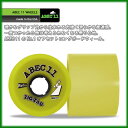 ABEC11 ウィール ZigZags LEMON ジグザグ 66mm/83A 【ロングスケートボード ウィール】【スケボー ロンスケ】【日本正規品】【あす楽】