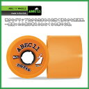 ABEC11 ウィール ZigZags ORANGE ジグザグ 66mm/86A 【ロングスケートボード ウィール】【スケボー ロンスケ】【日本正規品】【あす楽】715005