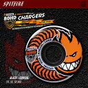 SPITFIRE スピットファイア80HD CHARGERS CONICAL BLACK 54mm/56mm/58mm 【スケートボード ソフト ウィール】【スピットファイアー】【日本正規品】【あす楽】