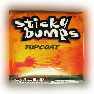 STICKY BUMPS TOPCOAT 【WARM〜TROPICAL】【サーフィン ワックス】