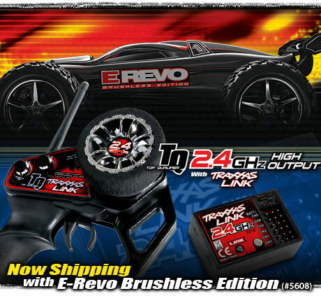 【基本送料無料】（22％オフ）ハイテック/TRAXXAS（トラクサス）　E-REVO（イーレボ）　ブラシレス　