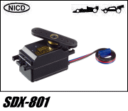 【基本送料無料】（33％オフ）サンワ/ロープロ　デジタルサーボ　SDX-801(0.08sec/60°(6V)、6.4kg・cm(6V)）