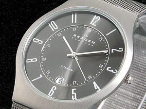 スカーゲン SKAGEN 腕時計 ウルトラスリム チタン 233XLTTM【送料無料】【35％OFF セール】