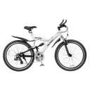 MYPALLAS MTB26・21SP・Wサス/アルミ ホワイト M-960W 自転車(代引き不可)【ポイント10倍】【RCP】