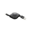 エレコム 2A対応充電専用microUSBケーブル(巻き取りタイプ) MPA-AMBCR2U07BK【ポイント10倍】