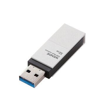 エレコム 回転式USBメモリ ホワイト 32GB MF-RMU3A032GWH パソコン フラッシュメモリー USBメモリー【ポイント10倍】