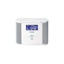 TOSHIBA 東芝 CDクロックラジオ ホワイト TY-CDR8-W(代引不可)【送料無料】
