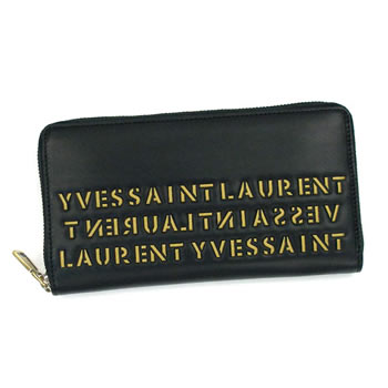 イヴサンローラン YVES SAINT LAURENT 長財布 長札 FLIRTY INTERIOR 284939 FLIRTY INTERIOR 548M WALLET NERO+INTERNO BEIGE BK【6％OFF】【セール】