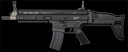 WE SCAR-L BLACK ガスブローバックライフル【ポイント10倍】 10P08Feb15