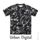 カモフラージュTシャツ JT048YN アーバンデジタル Mサイズ