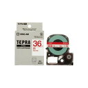 (まとめ買い)キングジム カラーラベル SS36R 白に赤文字 36mm 【×2セット】【ポイント10倍】