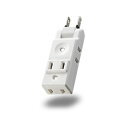 (まとめ)エレコム 小型タップ/コンパクト/4個口/ホワイト AVT-M01-24WH【×5セット】【ポイント10倍】