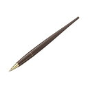 (まとめ)TANOSEE デスクボールペン0.7mm ブラウン 黒インク 1本【×20セット】