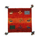 ギャッベ チェアパッド GABBEH D16 約40×40cm OR(代引不可)【ポイント10倍】【送料無料】【smtb-f】
