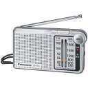 パナソニック FM/AM 2バンドラジオ RF-P155-S【送料無料】