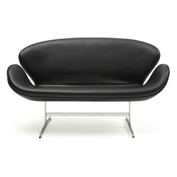 アルネ・ヤコブセン スワンソファ(総本革) Arne Jacobsen Swan Sofa リプロダクト(代引き不可)【1年保証付】【送料無料】【Aug08P3】