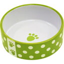 Pet rageous designs! NEW キャンディドットペットボウル M ライム プラッツ【ポイント10倍】