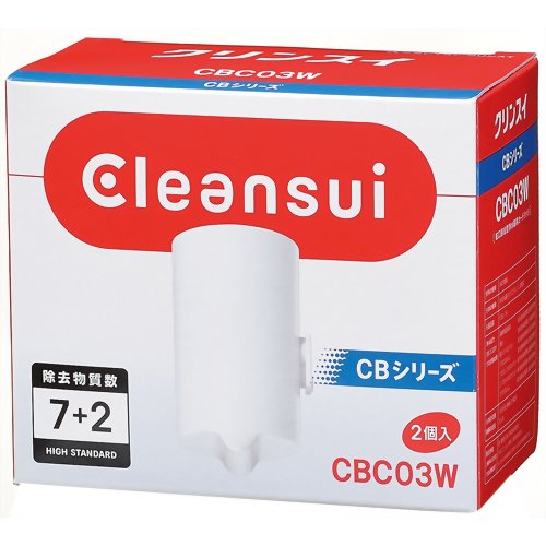 三菱レイヨン 浄水器 クリンスイ モノ 7+2物質除去カートリッジ(2個入) CBC03W【ポイント10倍】　