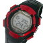 タイムピース TIME PIECE 電波時計 デジタル メンズ 腕時計 時計 TPW-002RD ブラック/レッド【ポイント10倍】【楽ギフ_包装】【inte_D1806】