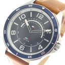 トミーヒルフィガー TOMMY HILFIGER 腕時計 時計 メンズ 1791391 ネイビー ブラウン【ポイント10倍】
