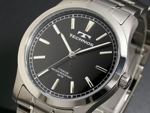 テクノス TECHNOS 腕時計 時計 オールチタン T1079-IB【71％OFF】【セール】
