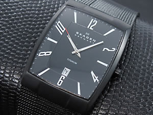 スカーゲン SKAGEN 腕時計 チタン メンズ 851LTBB【送料無料】【4％OFF】【セール】