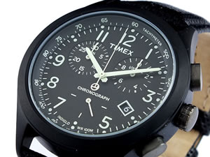 タイメックス TIMEX Tシリーズ レーシング クロノグラフ 腕時計 T2N389 オールブラック【送料無料】【14％OFF】【セール】