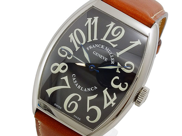 フランクミュラー FRANCK MULLER カサブランカ 自動巻き メンズ 腕時計 6850-C-BLK-BLW