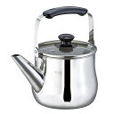 ベストコ カルディ 広口ケトル 2.5L ガラス蓋付 ND-...