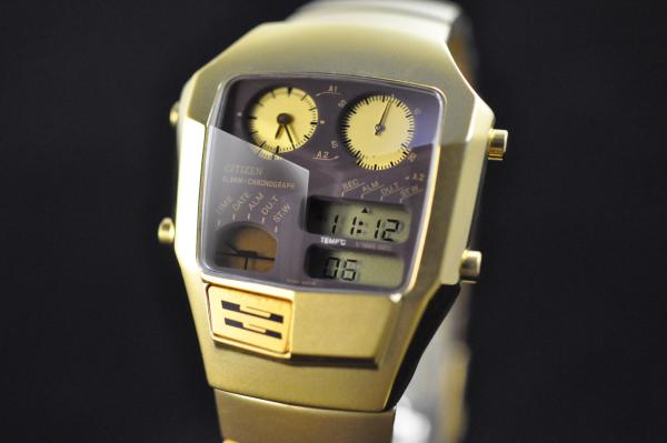 CITIZEN シチズン アナデジテンプ ユニセックス 腕時計 JG2042-59X